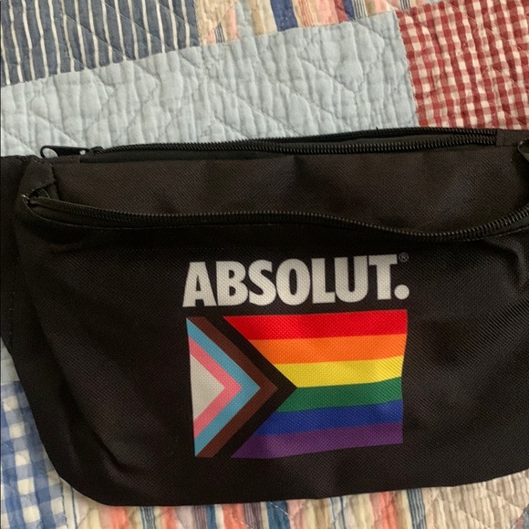 Urban Outfitters Black and Red Belt Bag - Picture 2 of 5